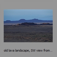 old lava landscape, SW view from HVO viewpoint